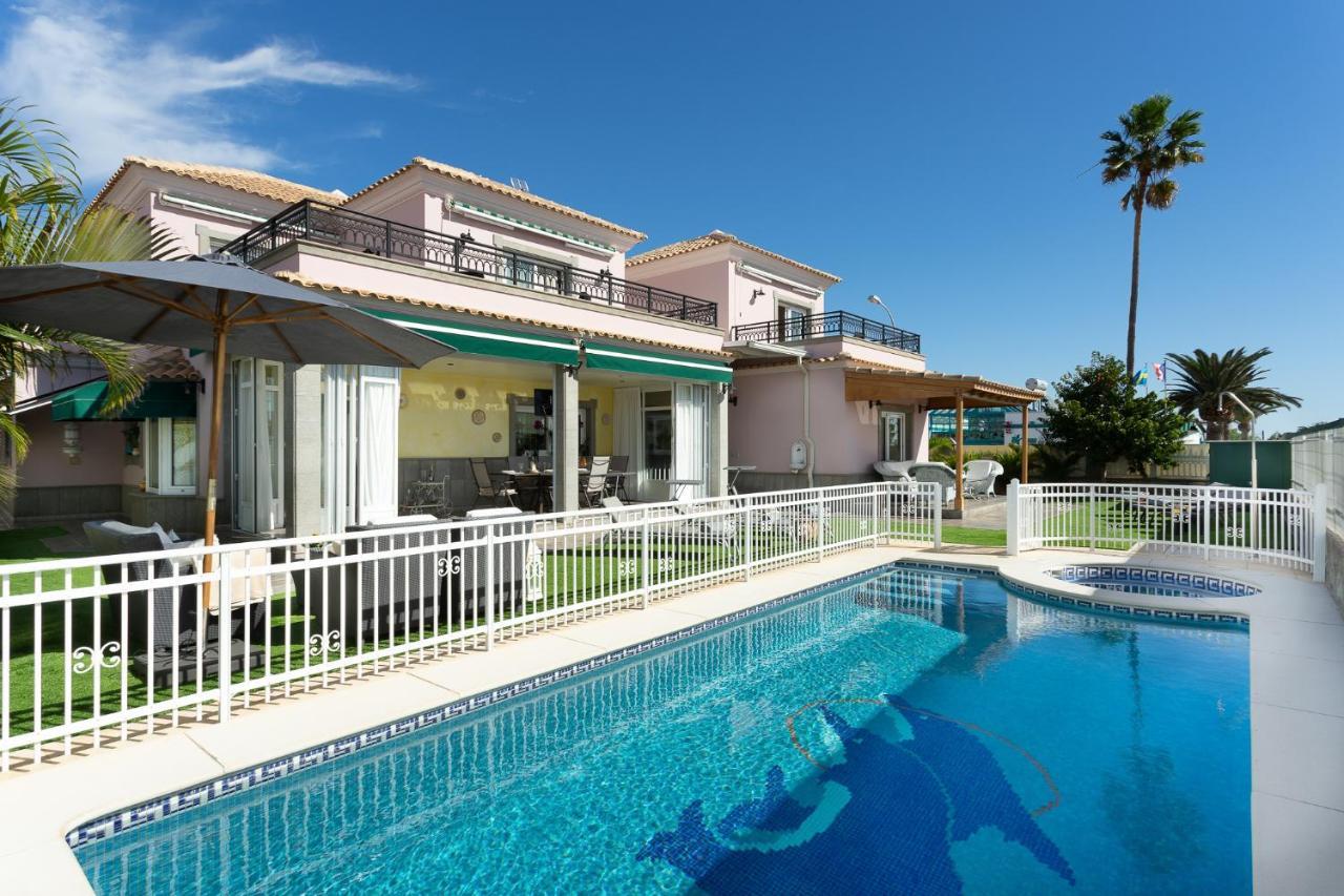 Villa Dalara Maspalomas, Private Pool And Jacuzzi มาสปาโลมาส ภายนอก รูปภาพ