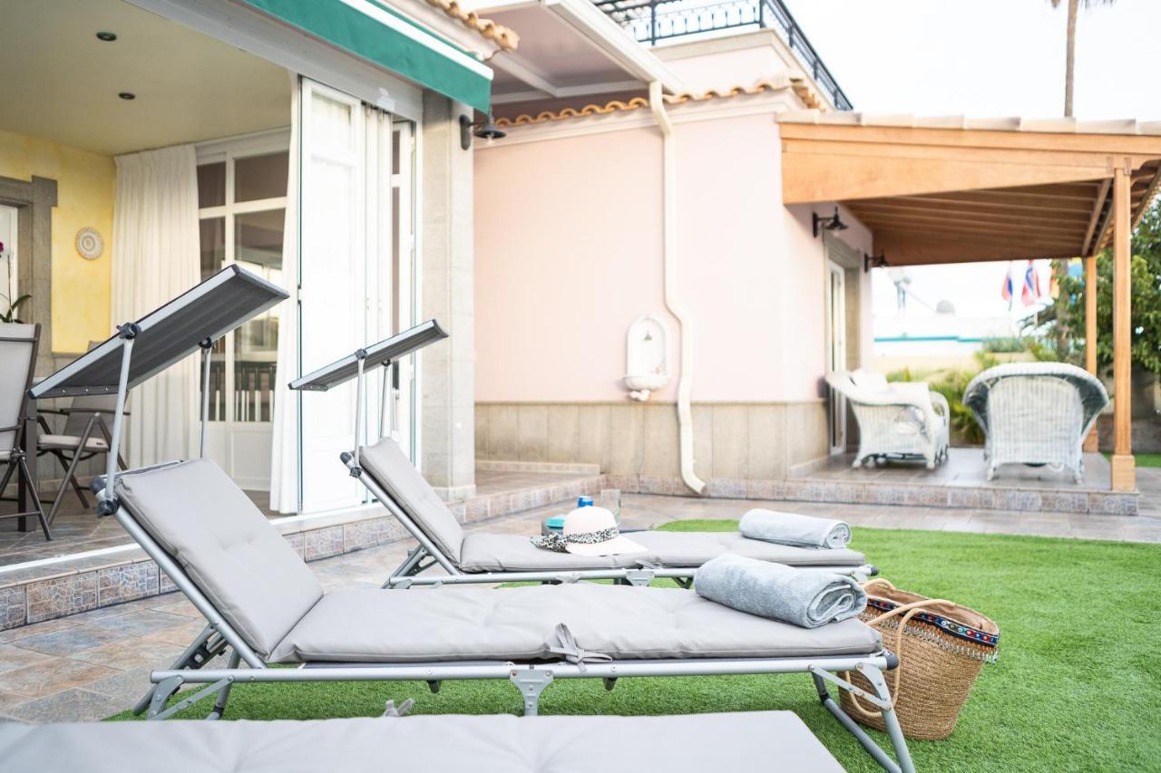 Villa Dalara Maspalomas, Private Pool And Jacuzzi มาสปาโลมาส ภายนอก รูปภาพ