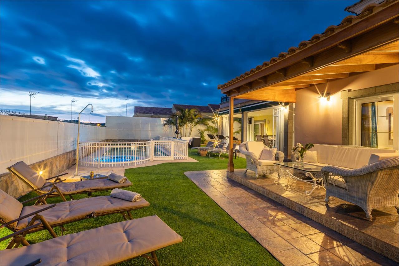Villa Dalara Maspalomas, Private Pool And Jacuzzi มาสปาโลมาส ภายนอก รูปภาพ