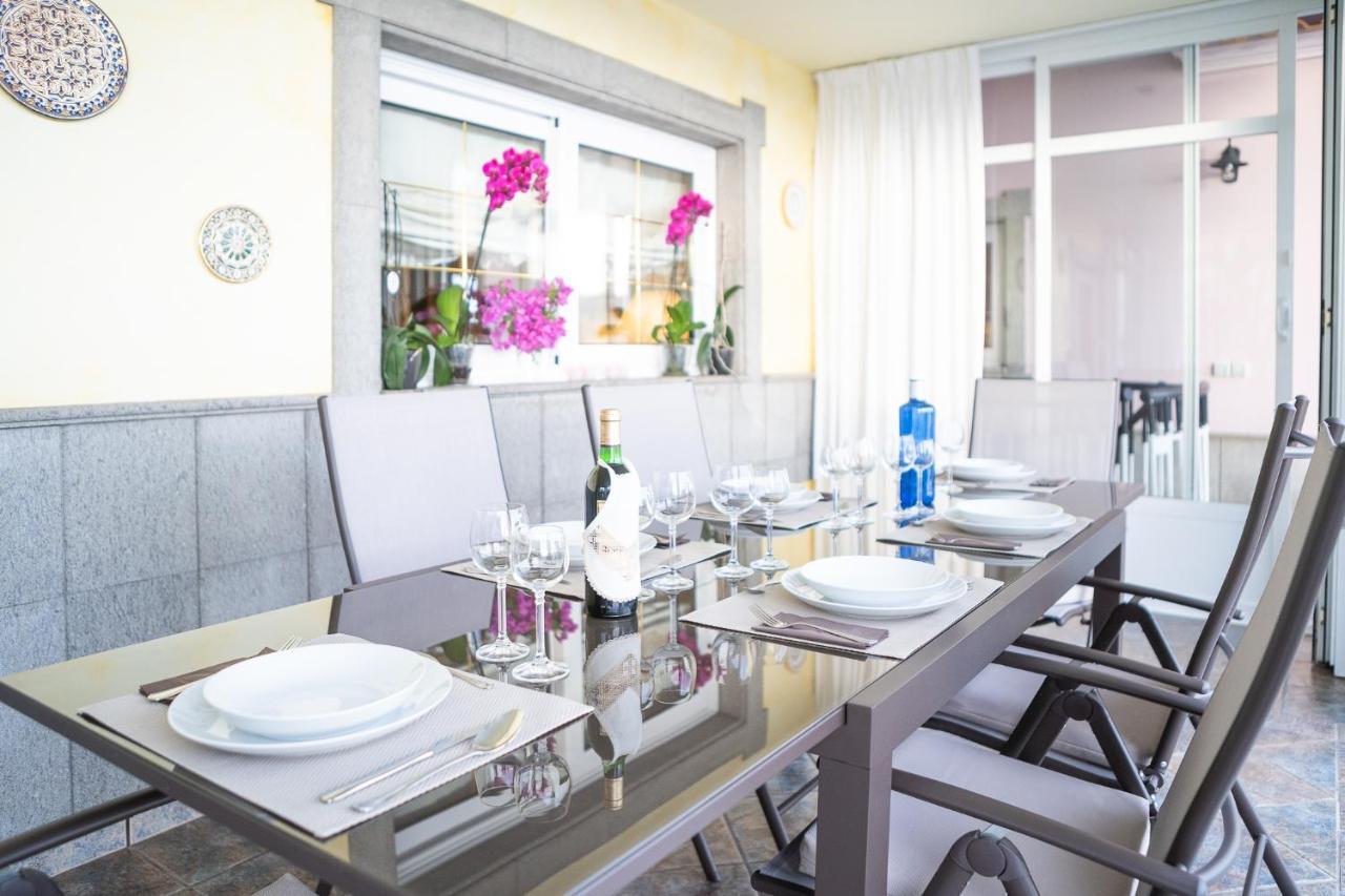 Villa Dalara Maspalomas, Private Pool And Jacuzzi มาสปาโลมาส ภายนอก รูปภาพ