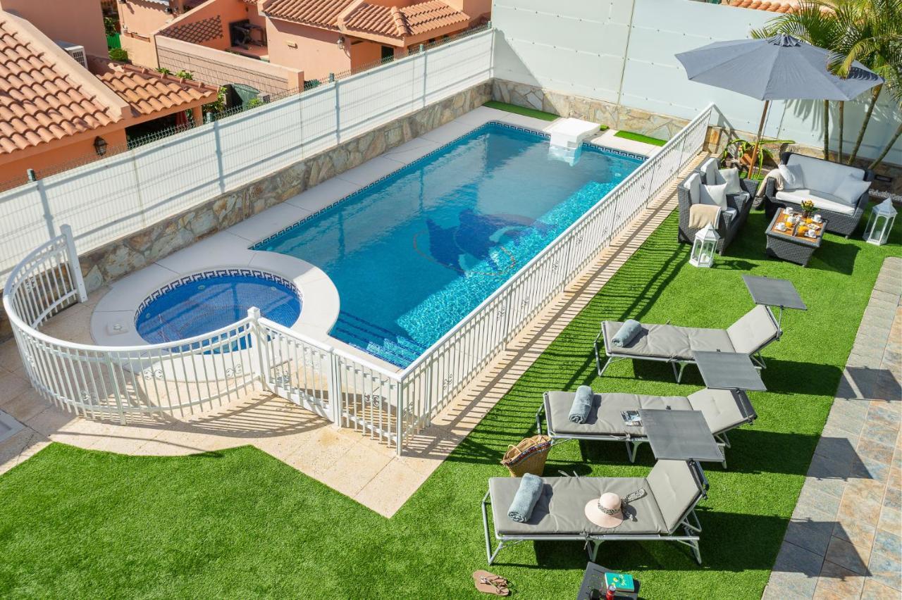 Villa Dalara Maspalomas, Private Pool And Jacuzzi มาสปาโลมาส ภายนอก รูปภาพ