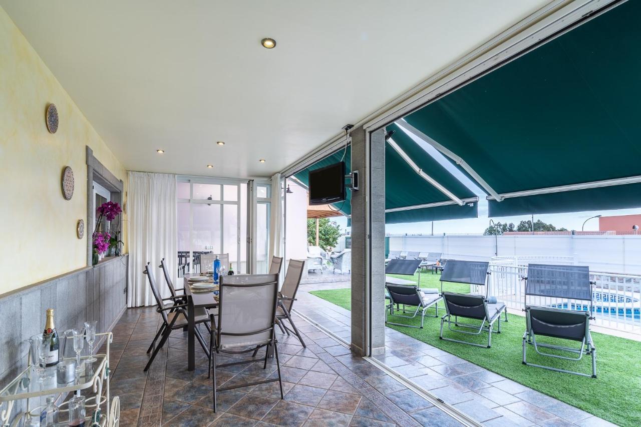 Villa Dalara Maspalomas, Private Pool And Jacuzzi มาสปาโลมาส ภายนอก รูปภาพ